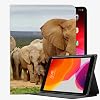 iPad Pro 9.7 inch, Animal Elephant Rugged Style 17 Case Slim Shell Cover Case Pro 9.7