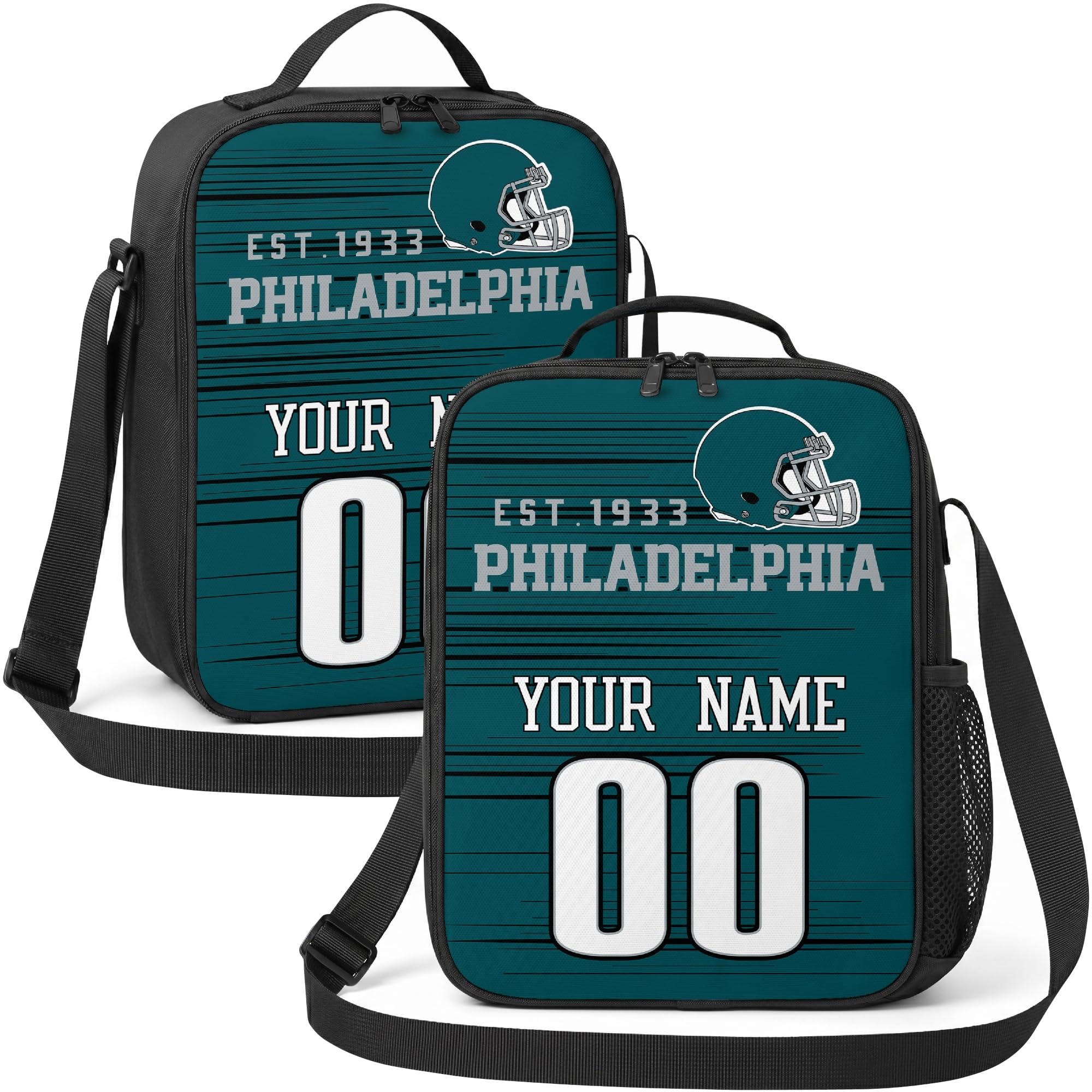 Philadelphia Lunch Bag Custom Name and Number Personalized Gifts