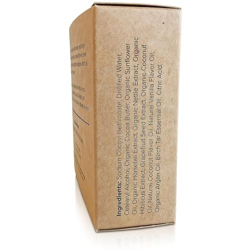 Miniatura 5 de Barra de champú sólida, hecha con ingredientes naturales y orgánicos, sin sulfatos, libre de crueldad animal y vegano, para todo tipo de cabello,