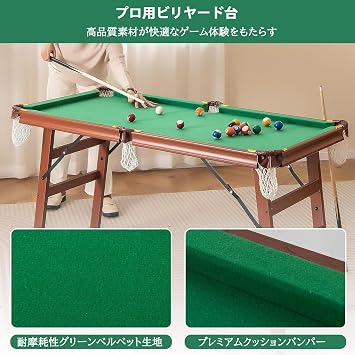 HLC Folding Billiard Table with Ball