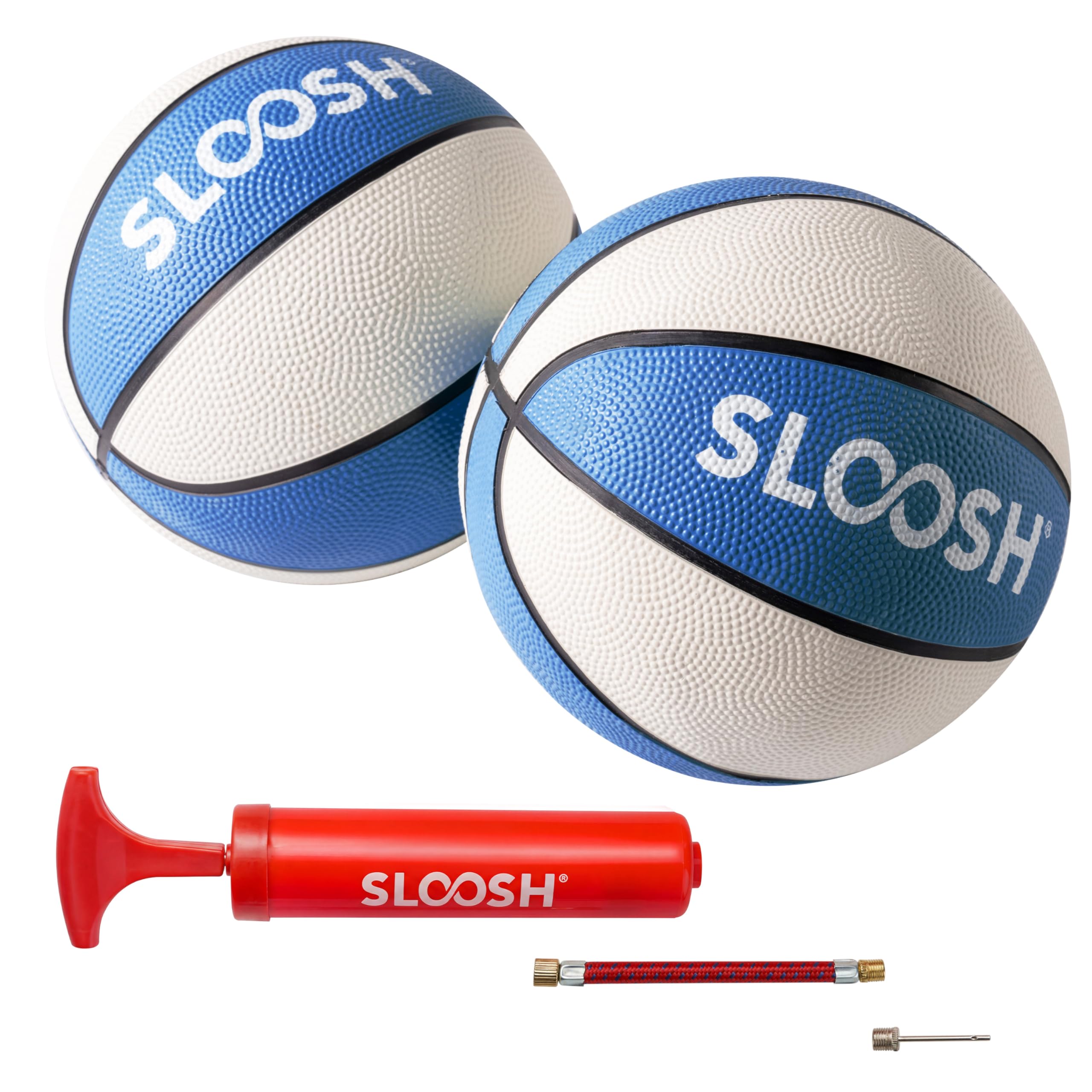 Photo 1 of Sloosh 2 Packs 7" Pool Basketballs, Great for Floating Water Basketball Hoops, Swimming Water Toy for Kids and Adults, Pool Games, Pool Party (Blue)