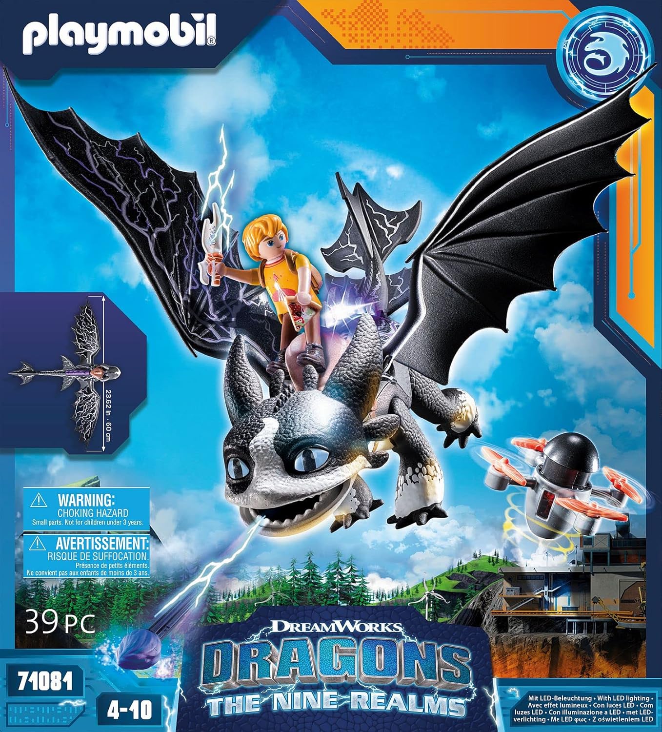 Playmobil Dragons Nine Realms: Thunder & Tom