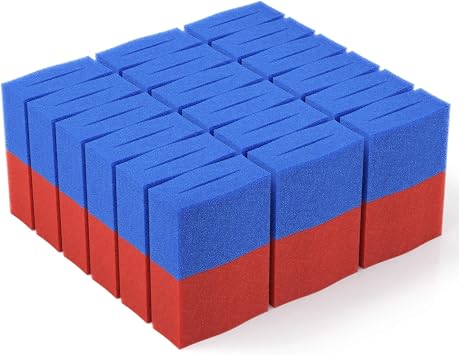 36x Filter Sponge for Oase BioTec 36 + Screenmatic Set 18x Blue 18x Red Koi Pond Sponges ment Parts Flow Filter Water Clarifier