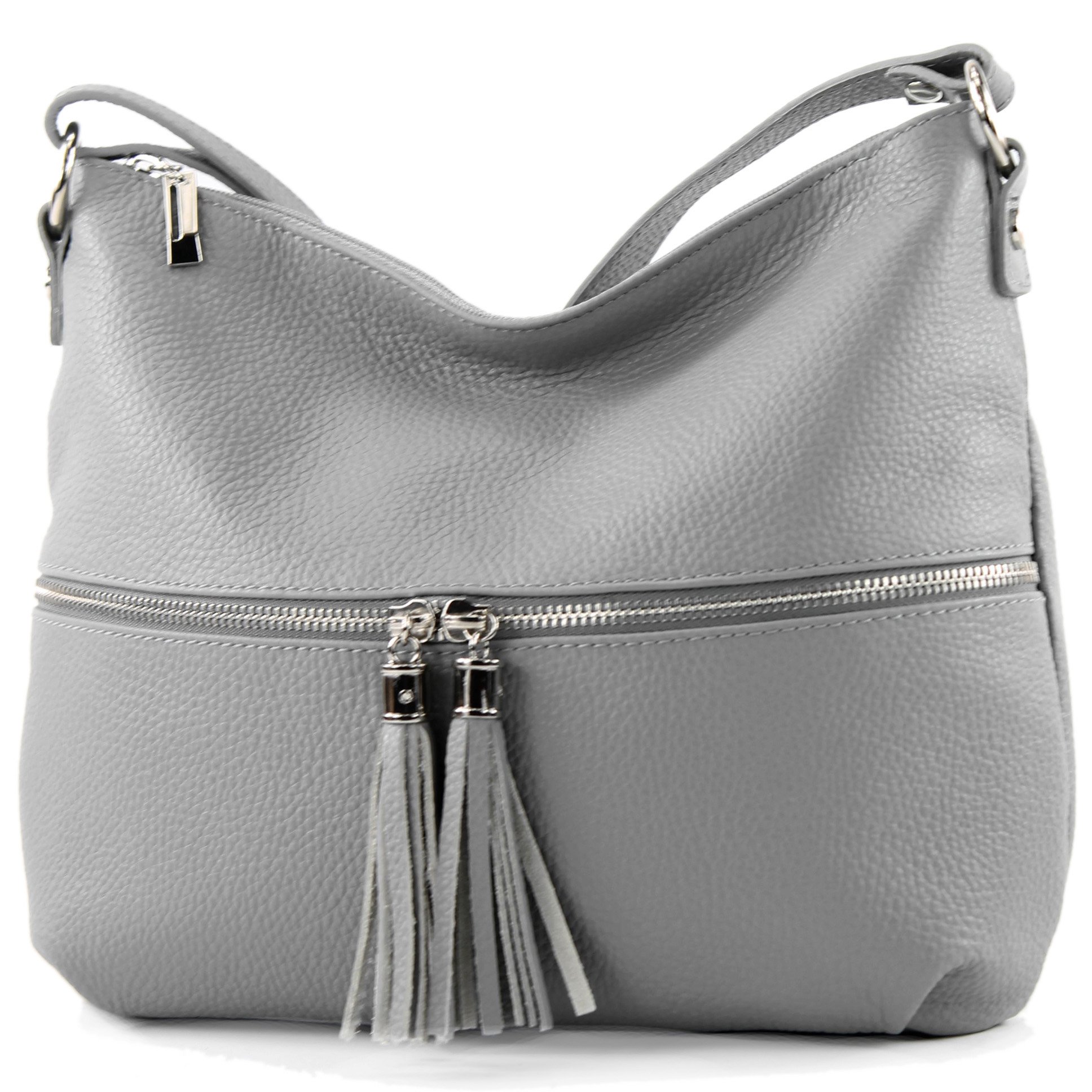 modamoda de - T159 - Borsa a tracolla ital in pelle