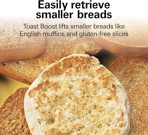 Miniatura 3 de Tostadora Hamilton Beach de ranura extraancha con selector de intensidad de tostado apagado automático botón de cancelación y función de expulsión