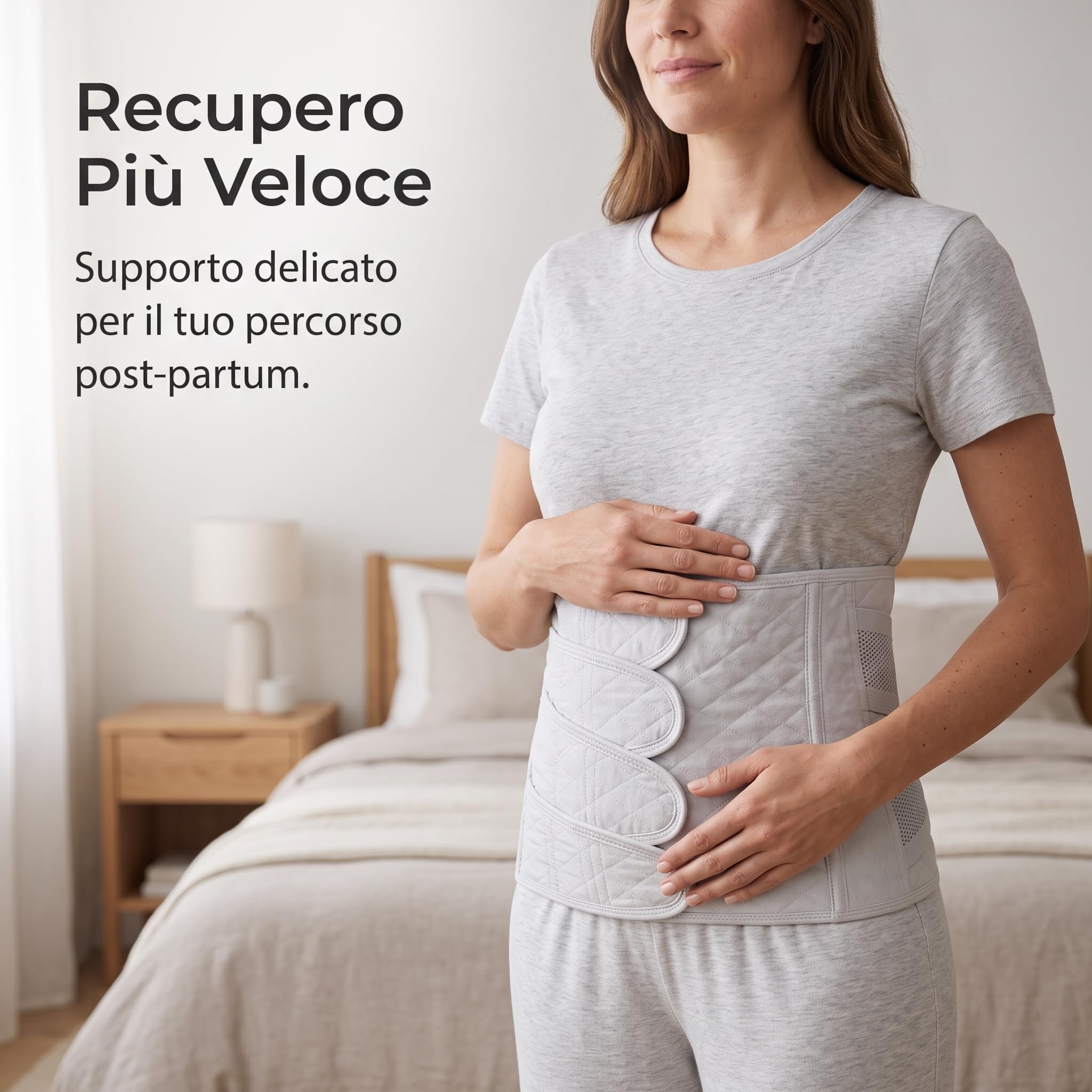 Post Parto e Fascia Post Parto per Recupero Addominale, Mamma, Post Parto Donna in Cotone