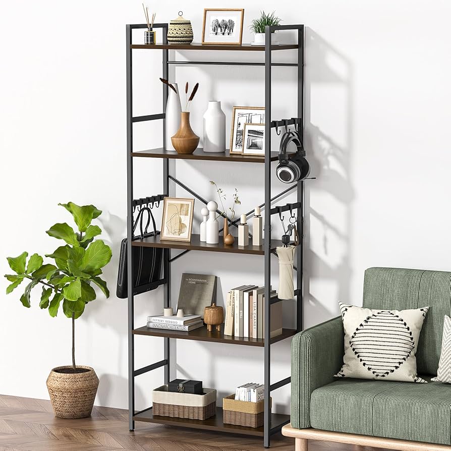 Amazon｜TTWO オープンシェルフ W60×D30×H158cm 壁面収納 ウォール