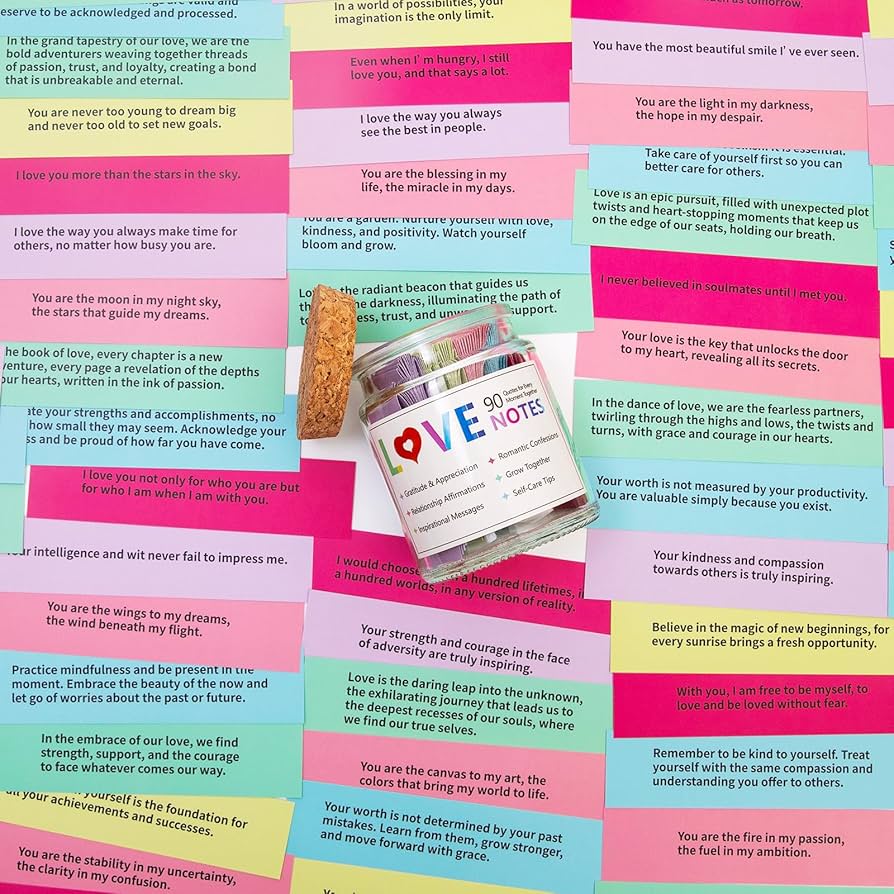 amazon-com-qunrwe-90-pcs-love-notes-jar-i-love-you-gifts-for-him-her-romantic-anniversary-birthday-engagement-wedding-long-distance-couple-gifts-for-women-men-husband-wife-boyfriend-girlfriend-lover-home for 365 Notes Jar Messages Printable Free Amazon.com: Qunrwe 90 PCS Love Notes Jar,I Love You Gifts for Him Her,Romantic Anniversary Birthday Engagement Wedding Long Distance Couple Gifts for Women Men Husband Wife Boyfriend Girlfriend Lover : Home & for 365 Notes Jar Messages Printable Free