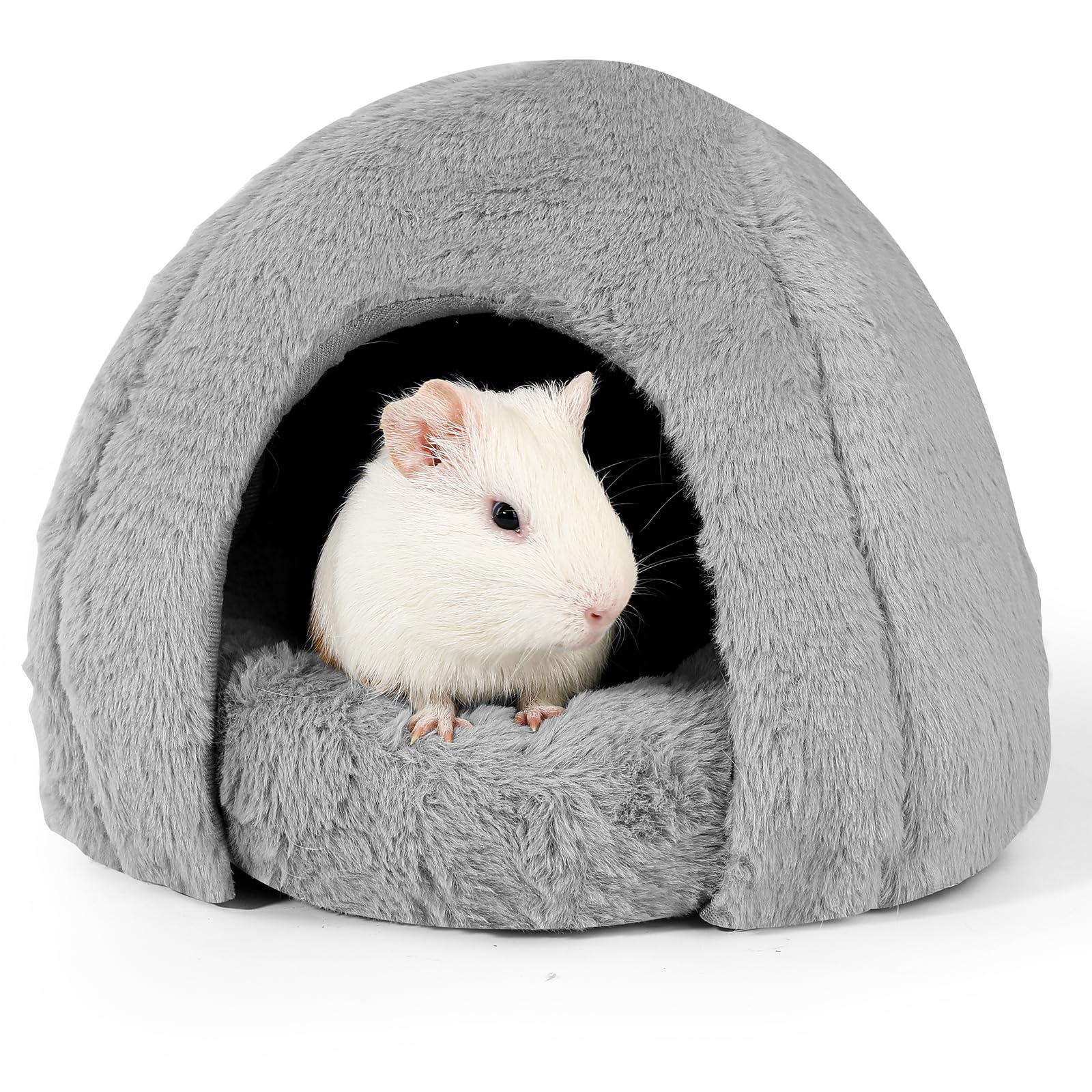 Guinea Pig Hideout - Guinea Pig Bed, Halloween Style Small Pet Hides, Ideal Bed for Small Pets, Bat Shape, Dark Gray — view 17