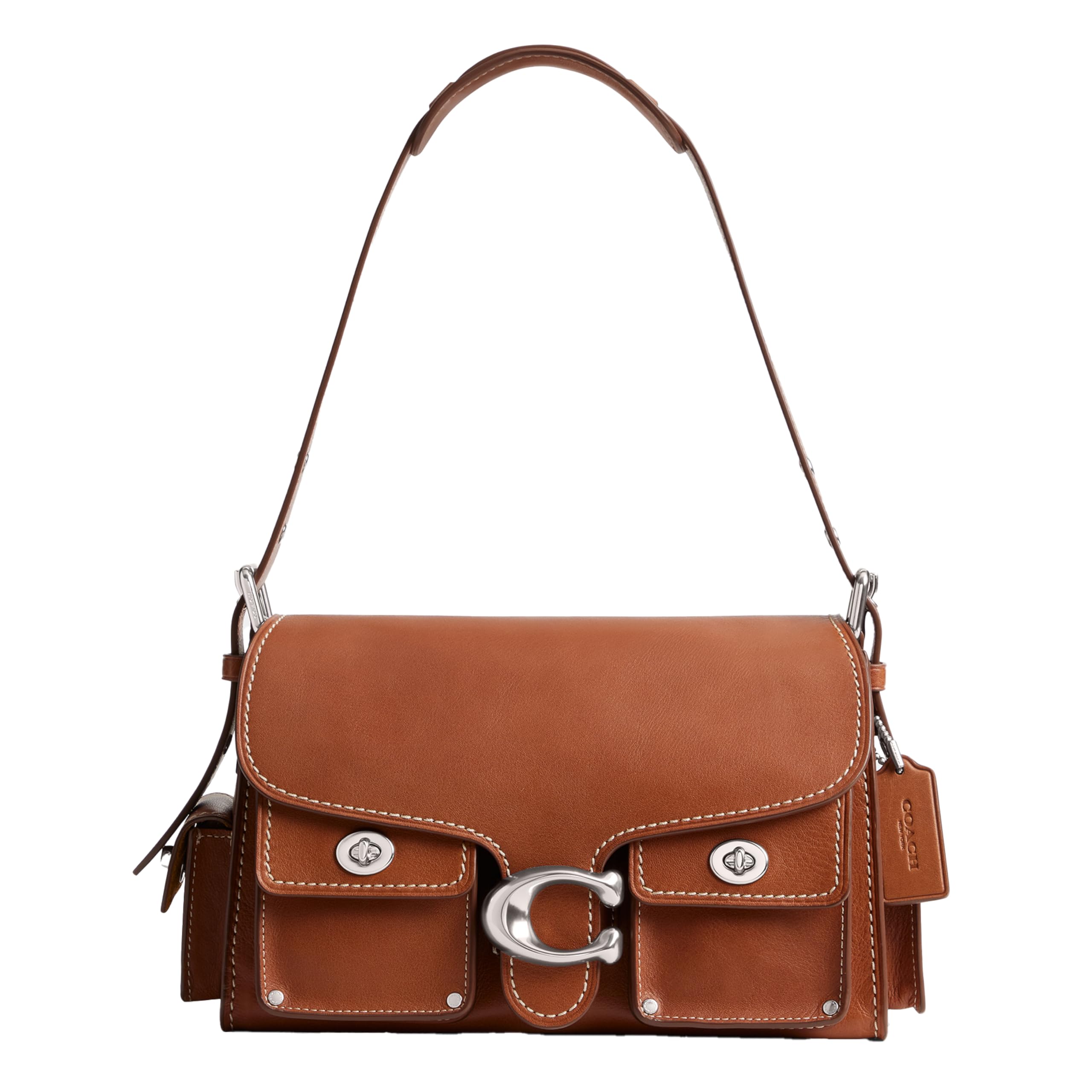 COACH Womens Cargo Turnlock Soft Tabby