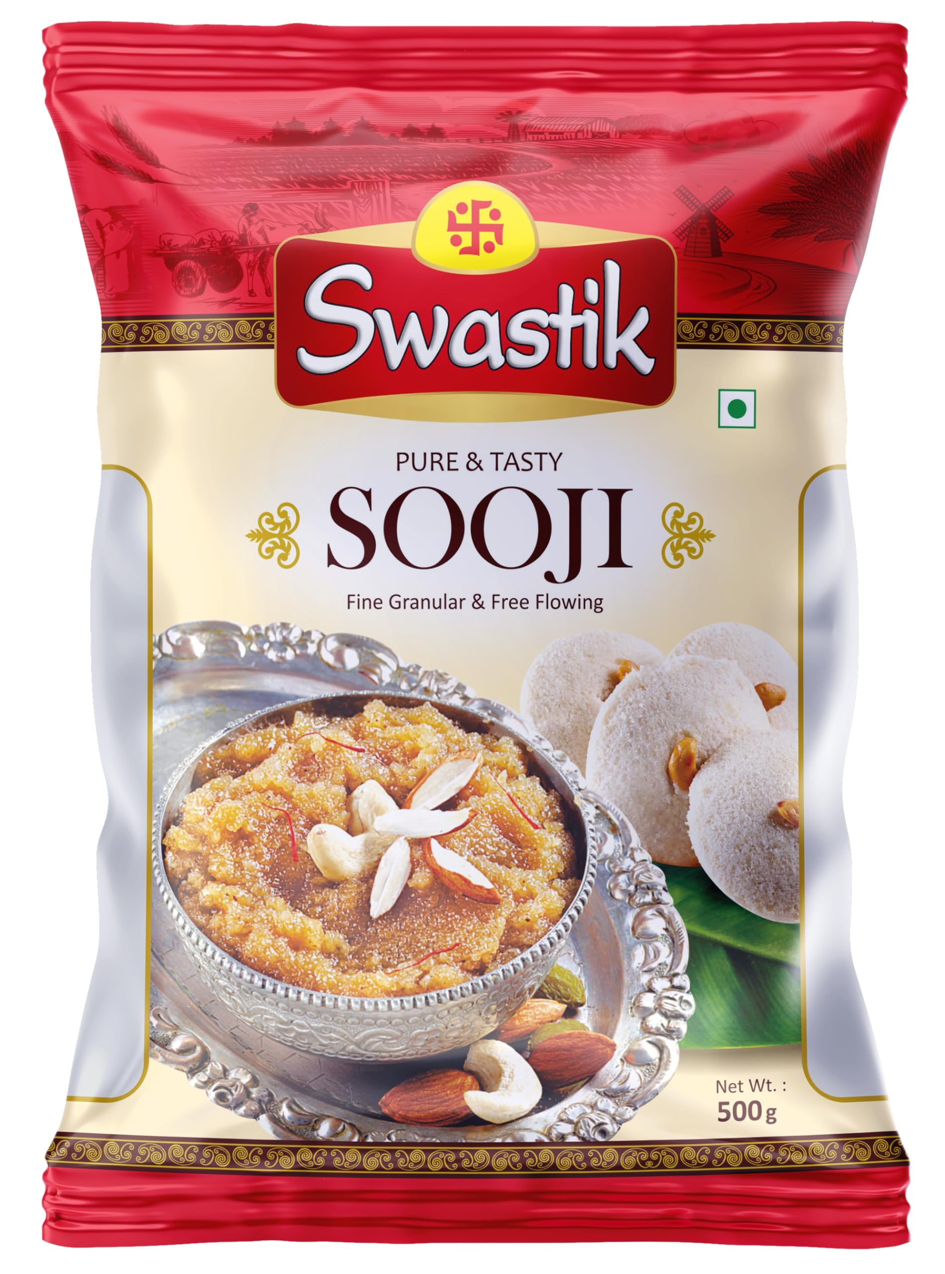 See full amazon price history chart for SWASTIK Fine Granular Pure & Healthy Wheat Sooji - 1Kg | 100% Natural Semolina | Rich Sources of Antioxidants & Dietary Fibre | No Pesticides, No Preservatives & No Additives | Sooji Gothambu Nuruku SWASTIK Fine Granular Pure & Healthy Wheat Sooji - 1Kg | 100% Natural Semolina | Rich Sources of Antioxidants & Dietary Fibre | No Pesticides, No Preservatives & No Additives | Sooji Gothambu Nuruku (B07YZ1KLB3) Amazon Price History, Amazon Price Tracker
