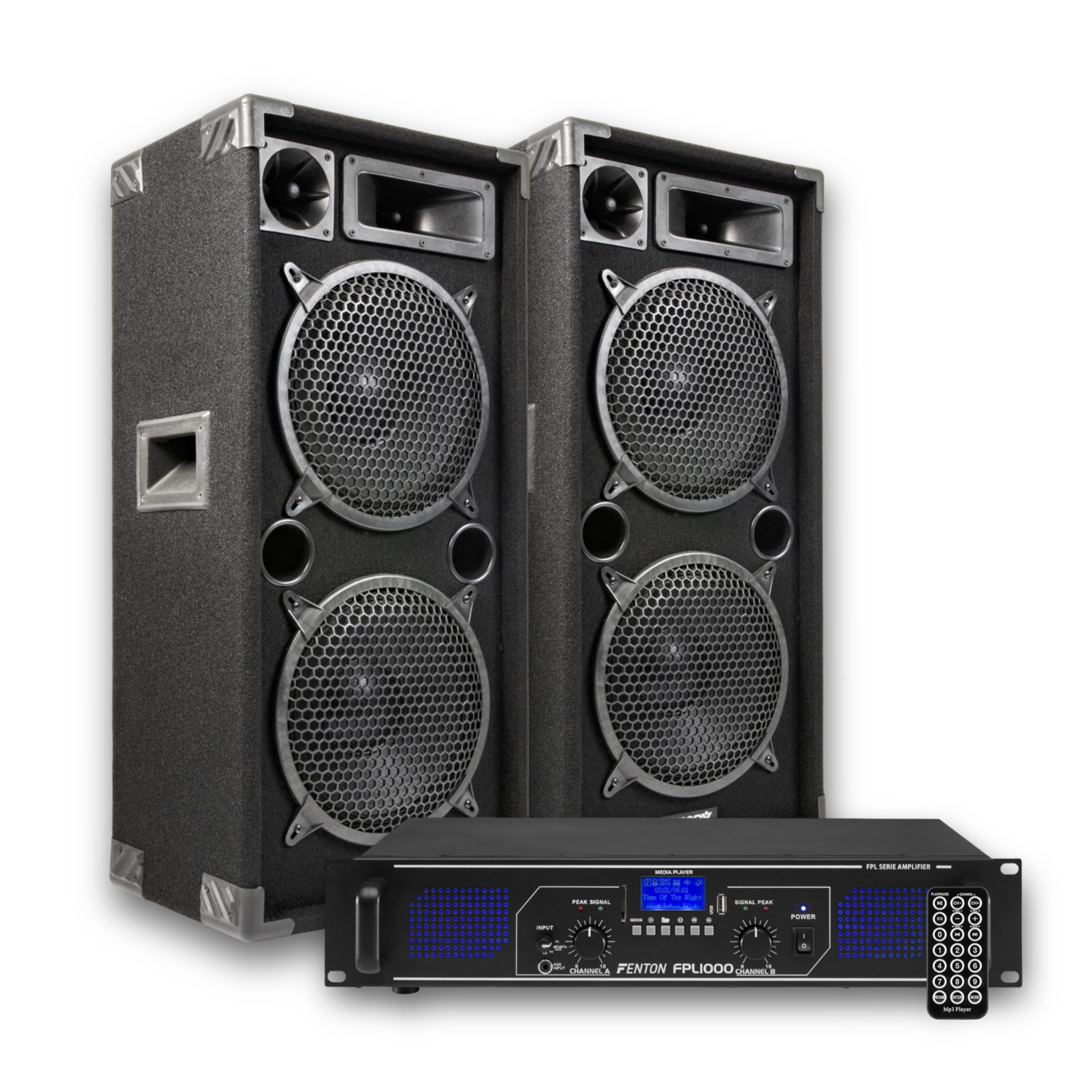 Fenton MAX212 - Combinación de Altavoces y Amplificador Bluetooth