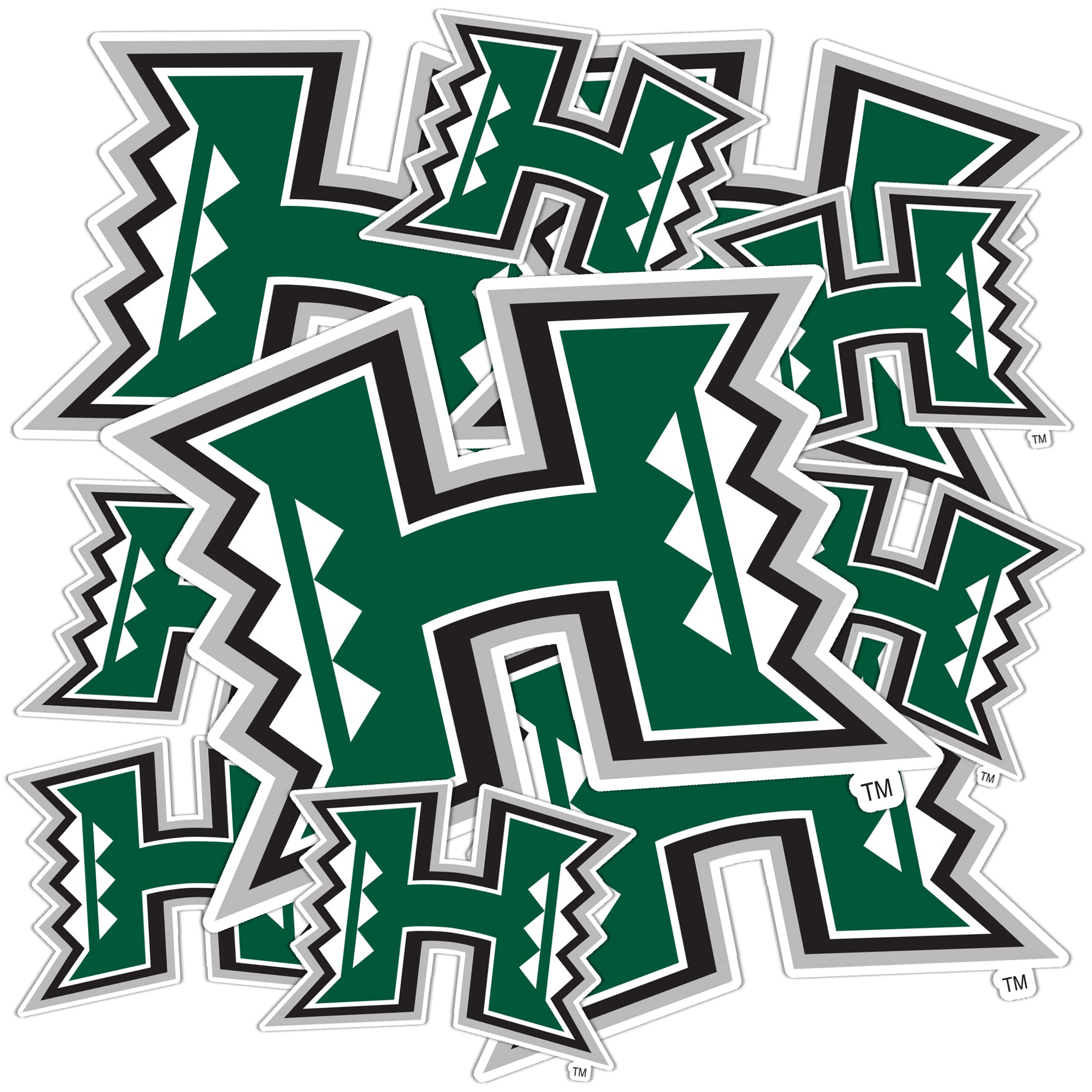 Desert Cactus University of Hawaii Sticker Hawaii Rainbow Warriors Vinyl Decal Laptop Water Bottle Car Scrapbook Sheet (Type 3-1)