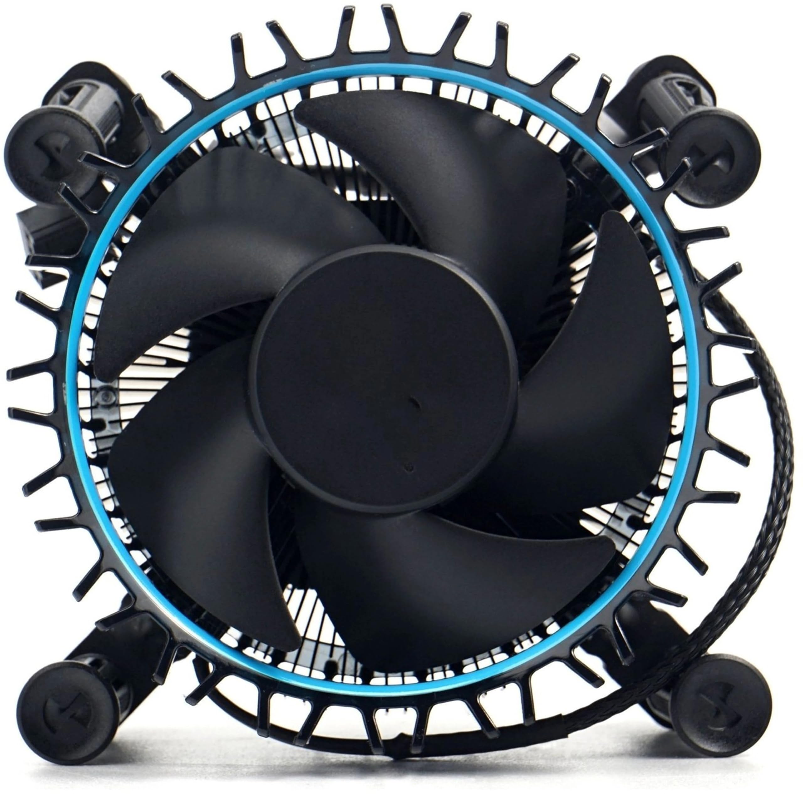 NEXSA 12V 4-Pin CPU Cooler Fan with Copper Aluminum Heatsink for LGA1700 Socket, Compatible with Intel 12th Gen Processors, High Airflow Low Noise Processor Cooling Fan for Desktop PC – Black-image-21