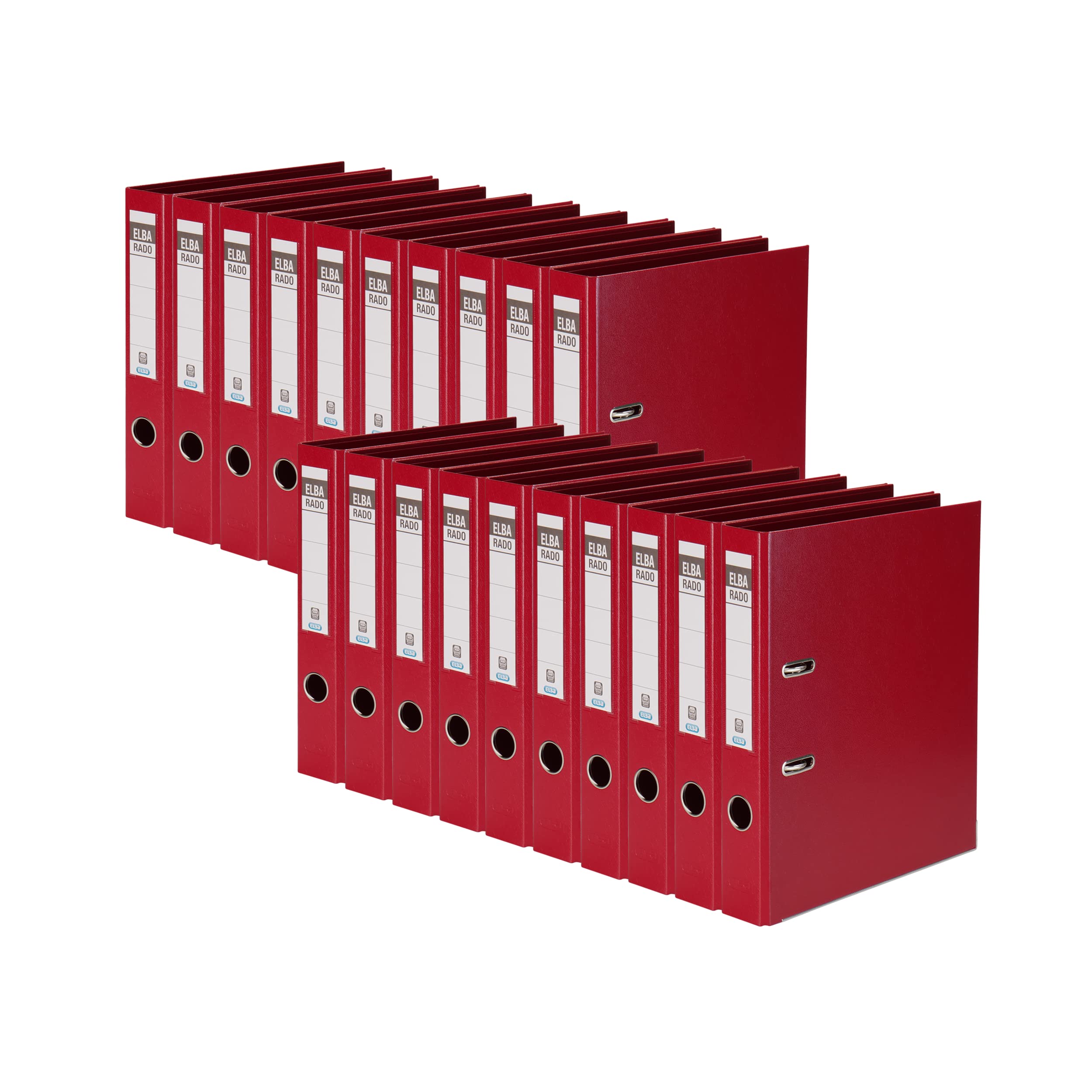 ELBA Doppelordner rado plast, Rückenbreite: 75 mm, rot ELBA Doppelordner rado plast, Rückenbreite: 75 mm, rot