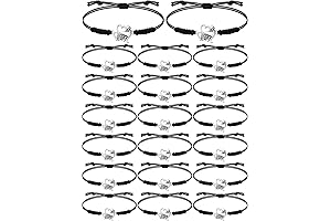 20 Pcs Cheer Bracelets for Cheerleading Girls