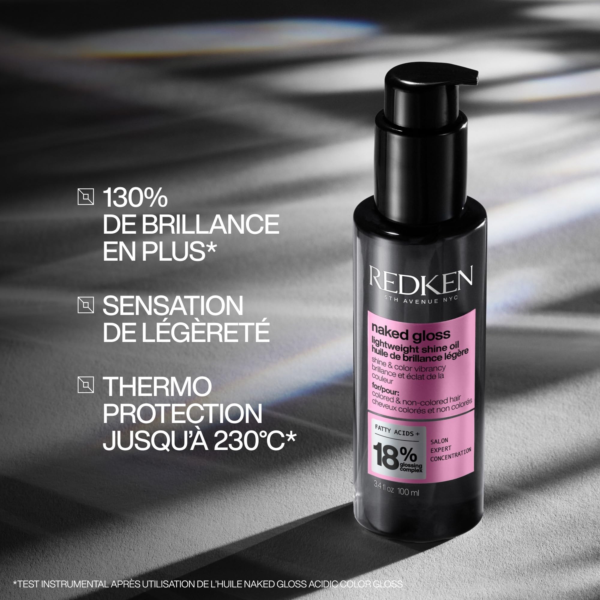 REDKEN - Routine Protectrice - Shampoing + Après-Shampoing + Huile - Prolonge et Sublime la Couleur - Brillance et Hydratation - Formule au pH Acide - Sans Sulfates - Acidic Color Gloss