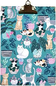 Clementine Paper Plant Kitty Cat Clipboard (901171