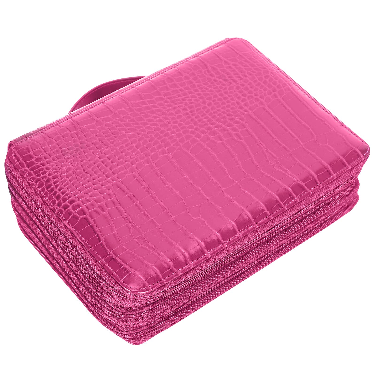 Trousse à crayons 252 fentes sac de rangement papeterie multicouche fermeture éclair