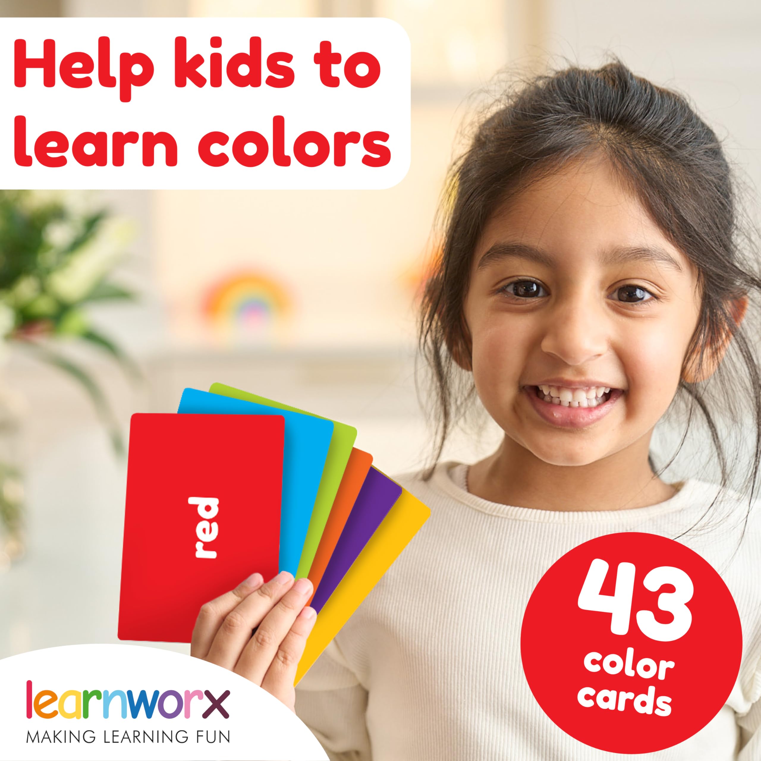 Amazon.co.jp: 幼児用カラーフラッシュカード - 色と単語の学習に