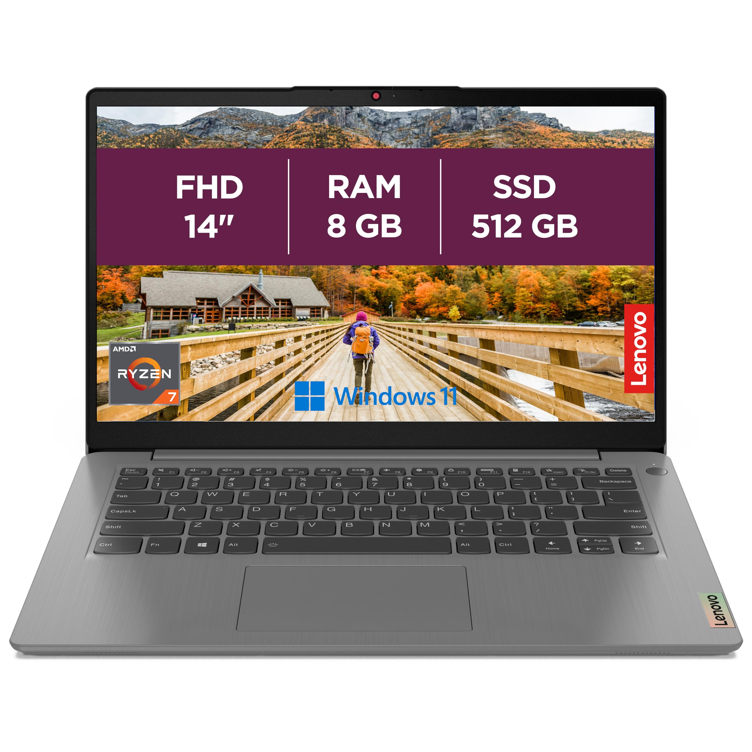 Lenovo IdeaPad 3 14ALC6 - Ordinateur Portable 14'' FHD (AMD