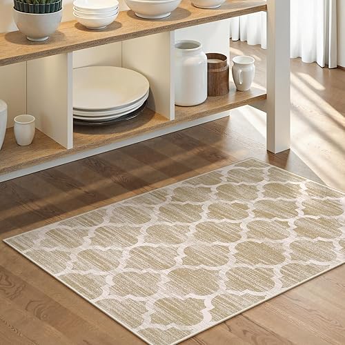 Miniatura 4 de Lahome Alfombra Marroquí Lavable Alfombra de Entrada - Alfombras de Cocina Antideslizantes - Alfombra de Área Pequeña 2x3 Tapetes de Puerta Interior