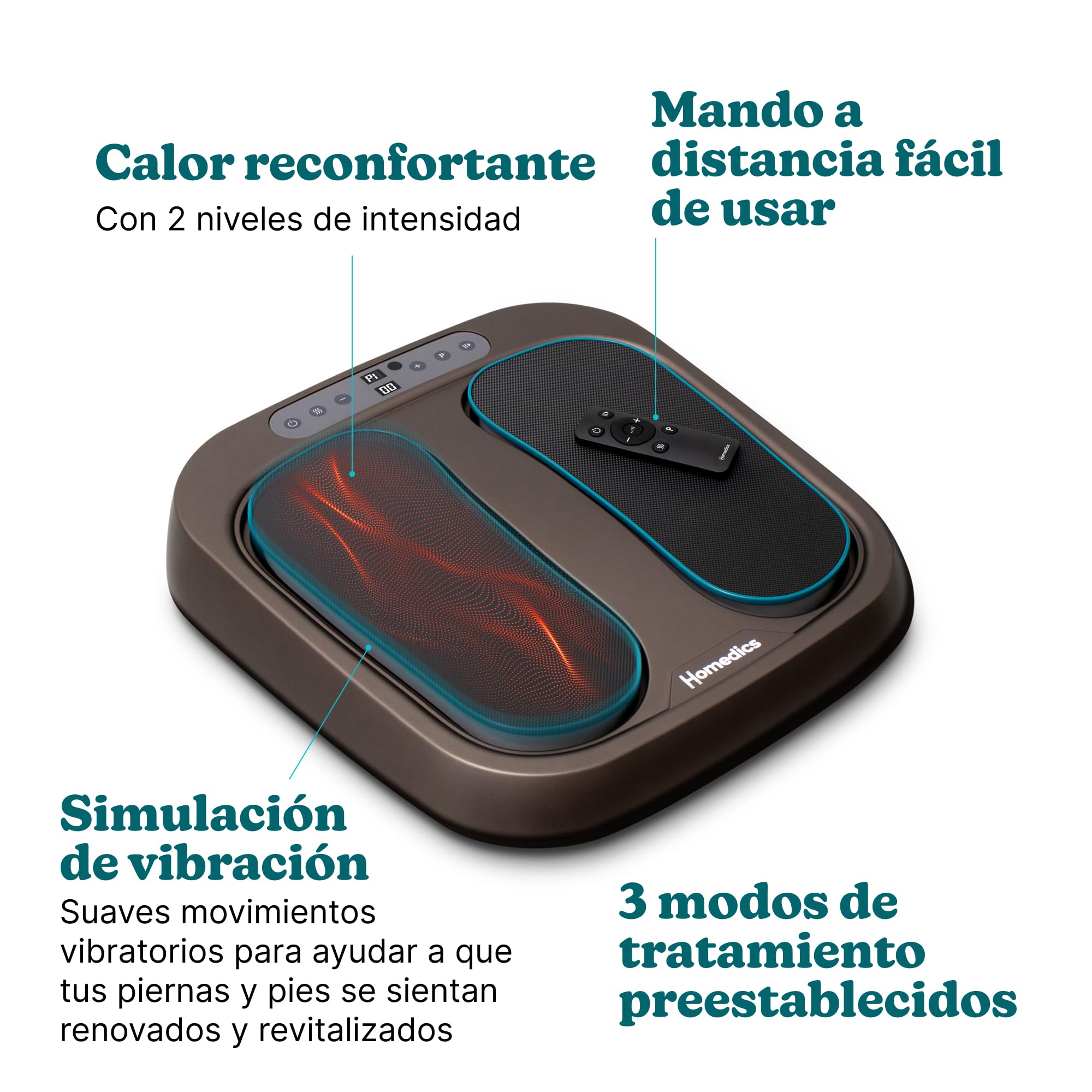 Homedics Foot Flow Mobility Booster Masajeador de Vibración