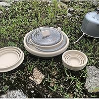 Vista 9 de Hervidor portátil plegable para camping, cafetera para senderismo, viajes y exteriores, 1.5 L