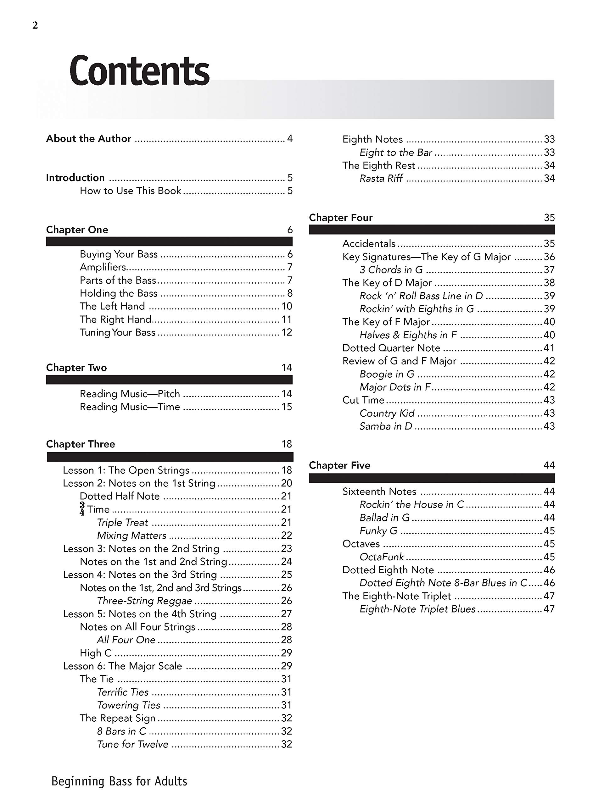 Beginning Bass for Adults: The Grown-Up Approach to Playing Bass