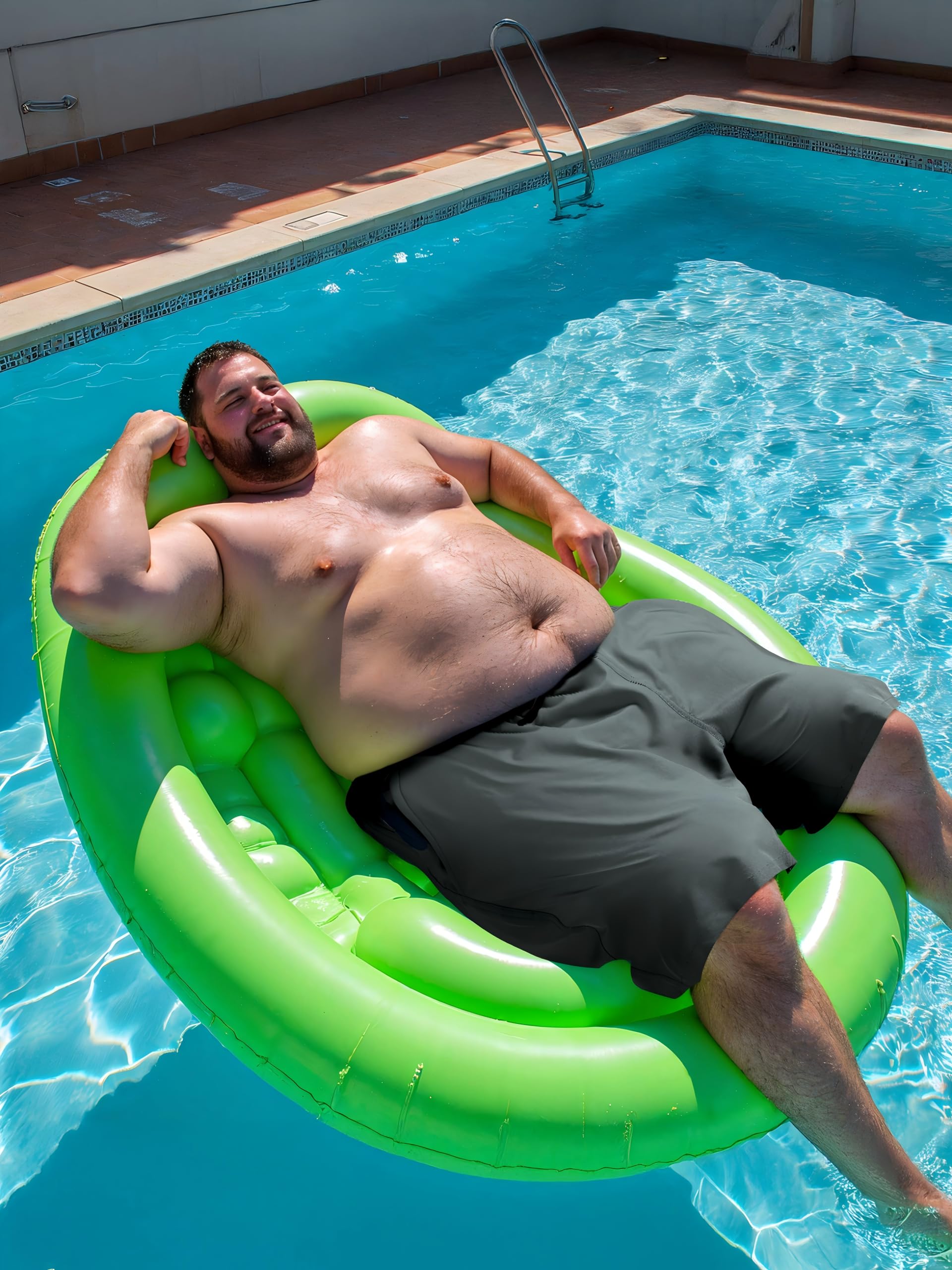 Arcweg Badehose Herren große Größen 2XL-6XL, schnell trocknend mit Kompressions-Netzfutter & elastischem Bund | Boardshorts für Strand, Schwimmen und Sport