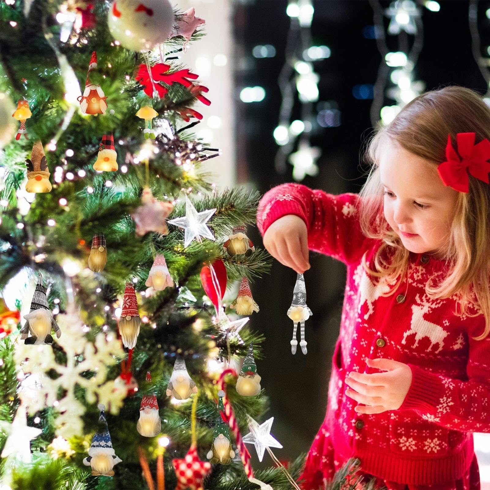 Calendario 'Avvento Con Gnomi Per Natale 24 Giorni Decorazioni Con Bambole