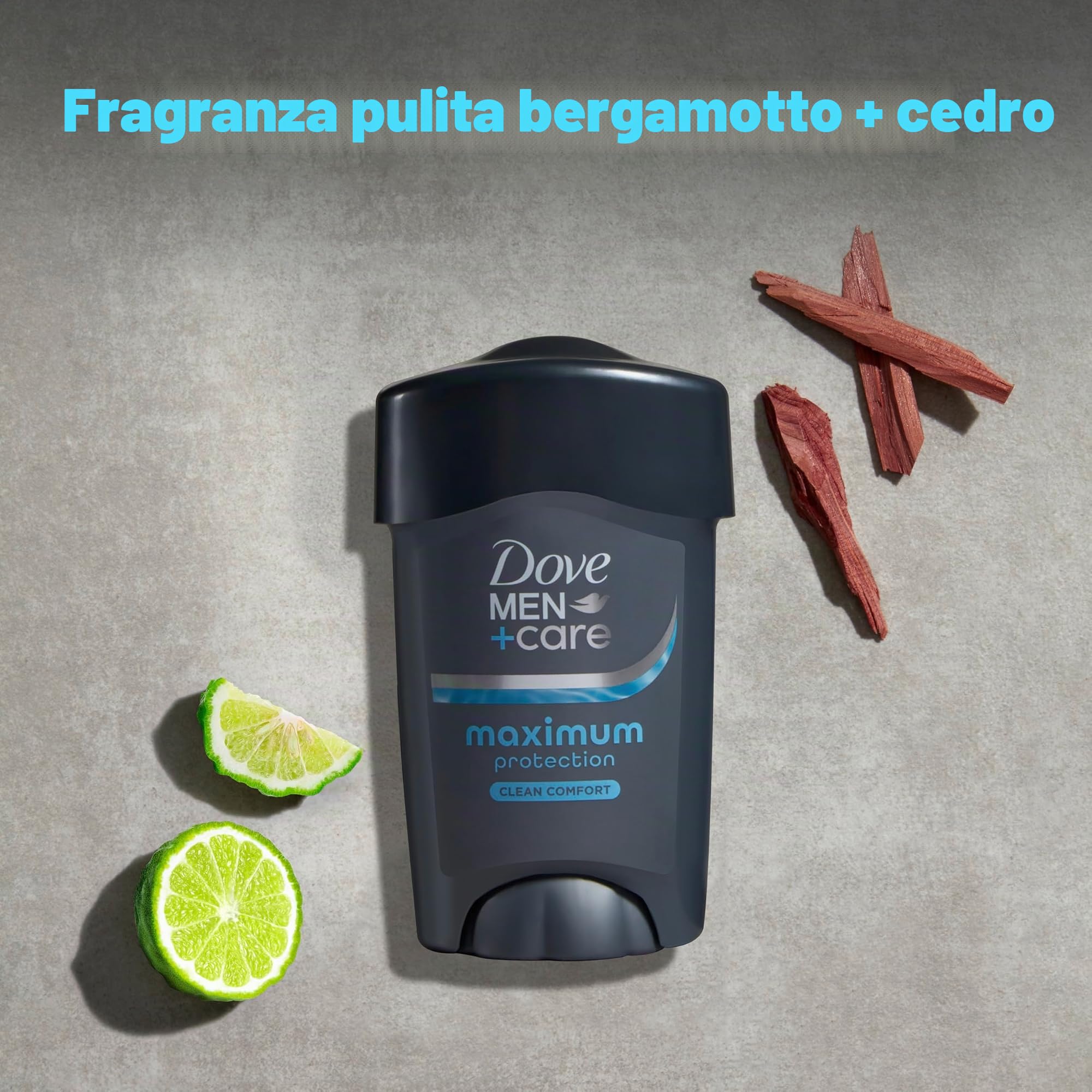 Men + Care Le Propre du Confort - Antitraspirante e Deodorante solido da uomo, protezione clinica, 50 ml