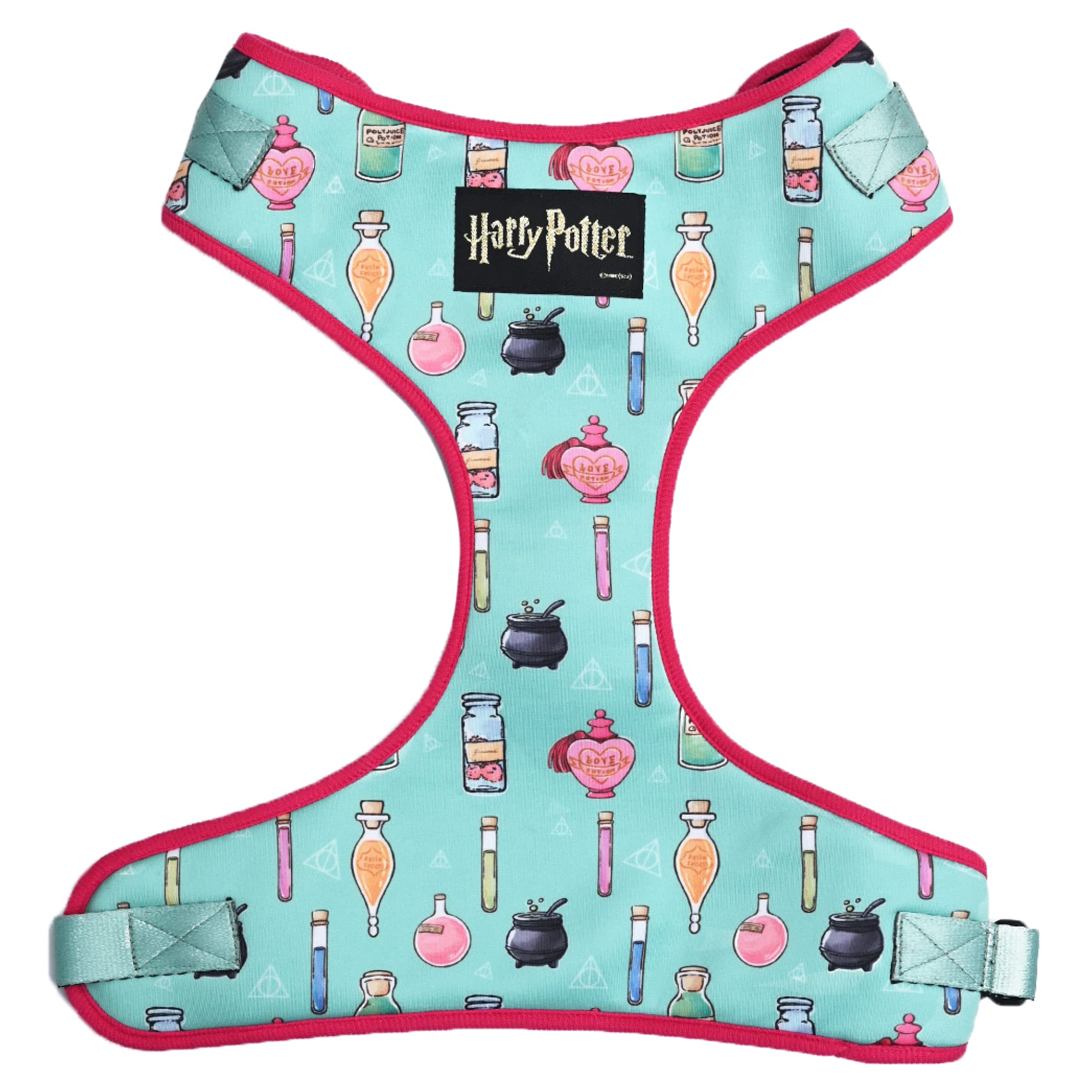 Mutt of Course Harry Potter X Mutt of Course - Potions in Motions Harness | Neck- 14" (S) | Easy Control Chest Belt For Small Dogs Like Shih Tzu, Lhasa etc.| Washable and Adjustable Harness | For All Kinds of Weather (B09MFSJ39K) Amazon Price History, Amazon Price Tracker