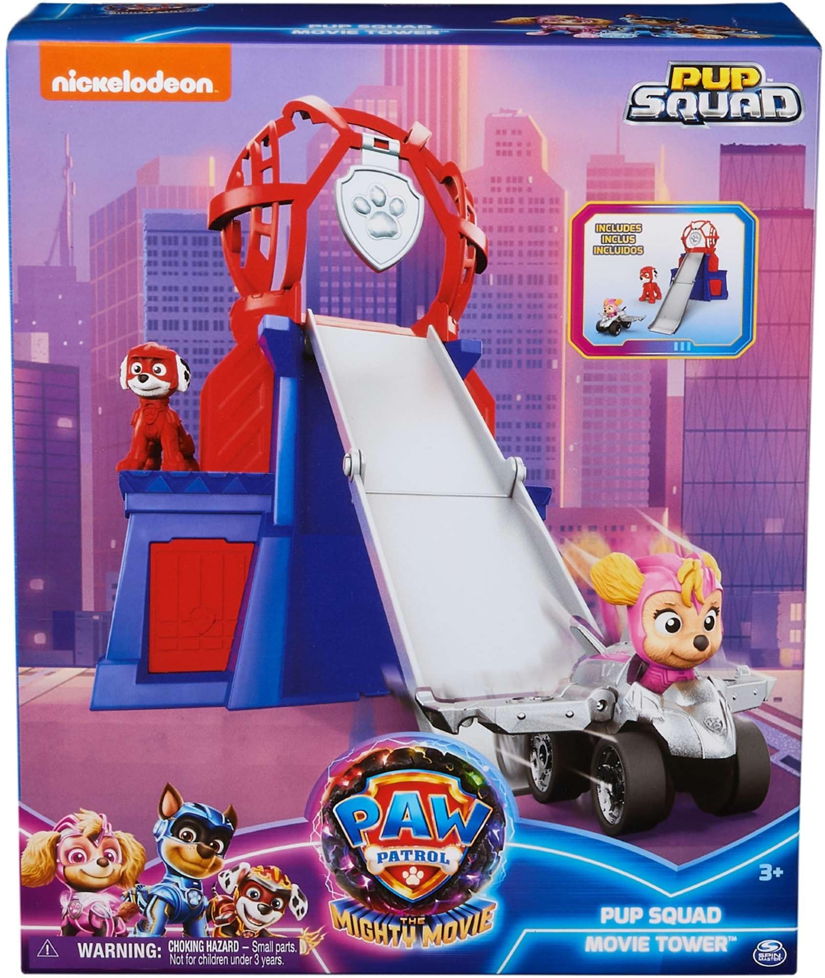 Spin Master Paw Patrol The Movie 2 Rettungsturm Set + Pup Squad Zubehör