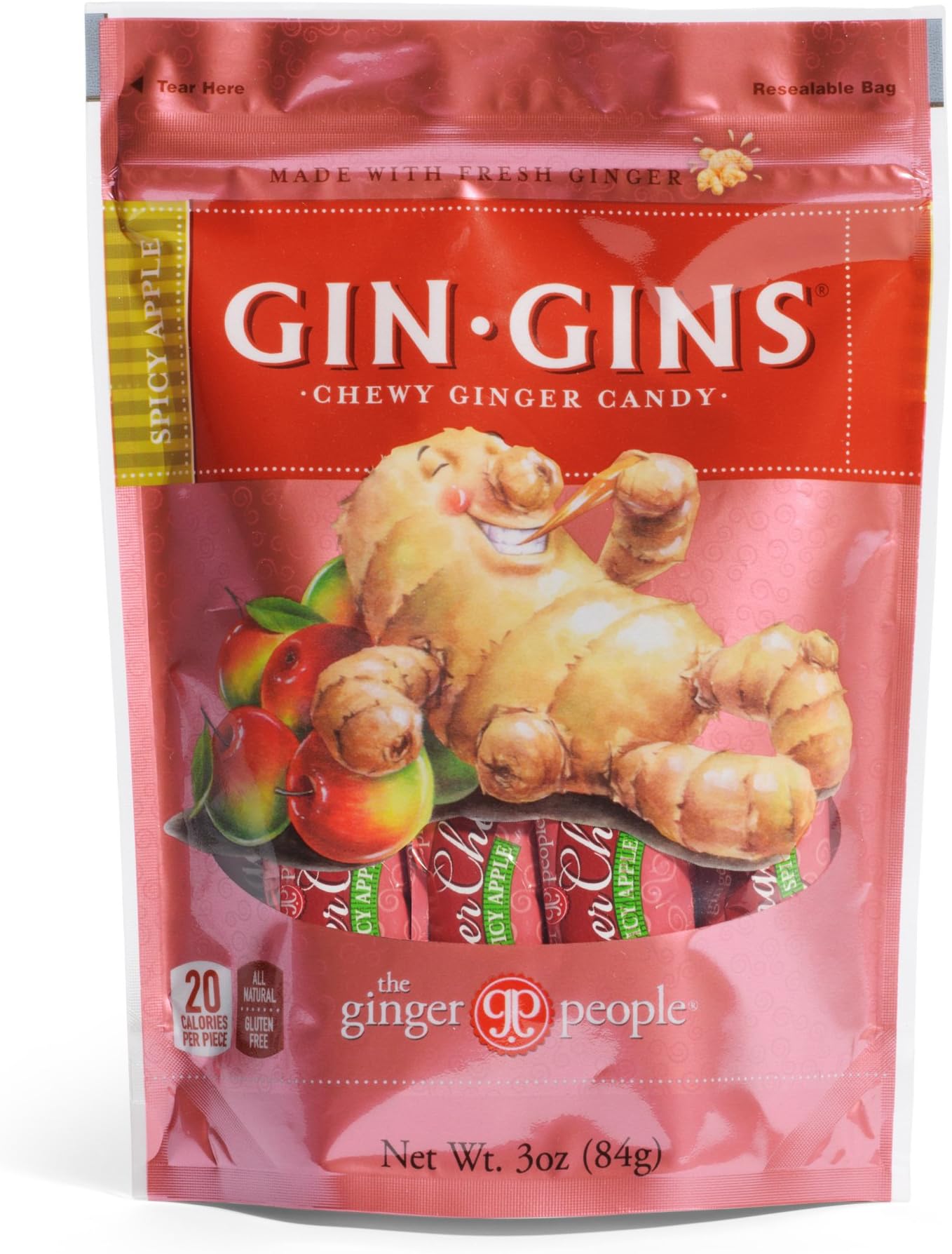 Ginger People Ginger Chew Spicy Apple