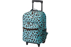 High-Capacity Rolling Backpack With Durable Wheels For School & Travel Rockland 17-Inch Laptop Backpack