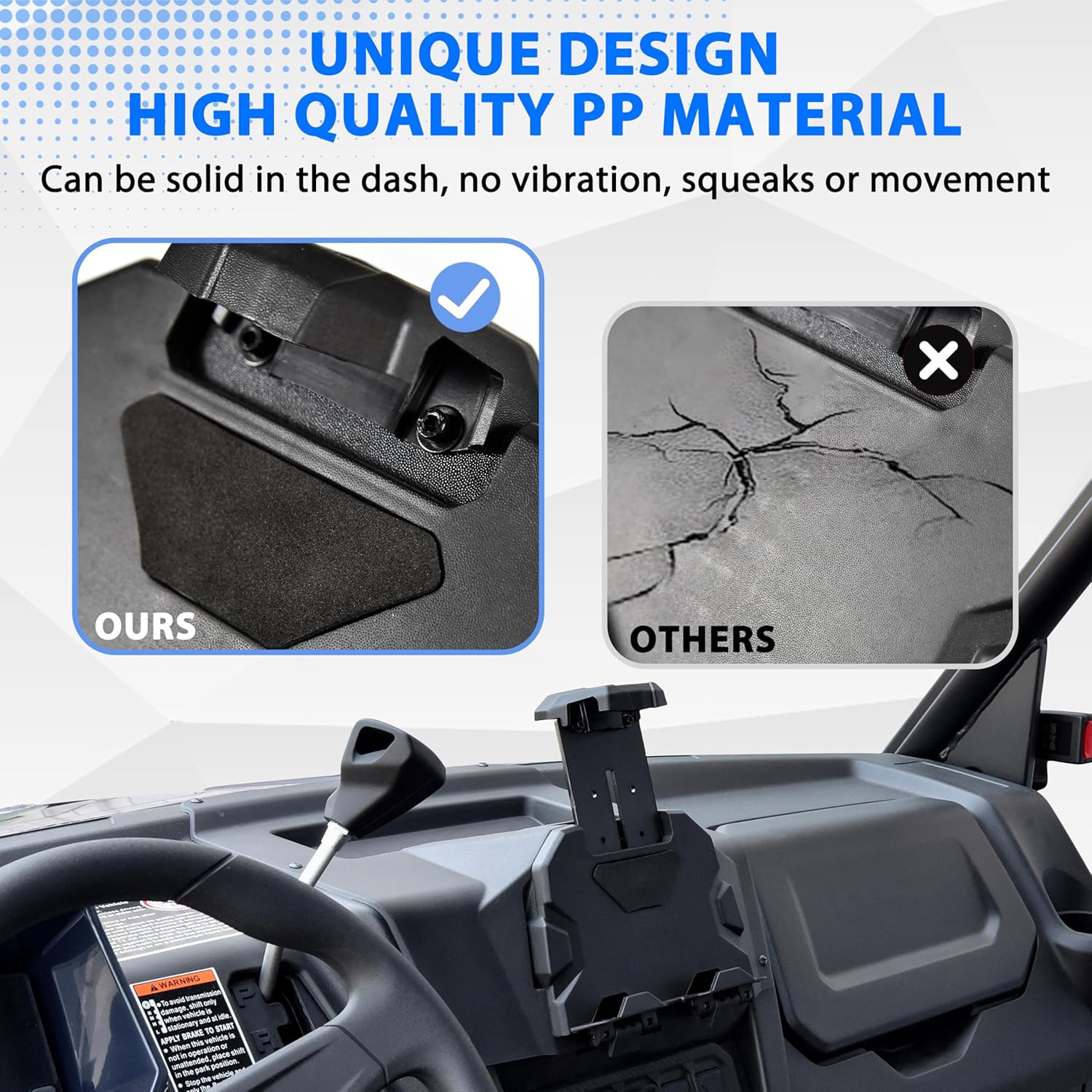 【入荷極小！新作】SLORIMOD タブレットホルダー CFMOTO UFORCE 1000 2019-2024用 電子機器マウント 収納ボックス付き