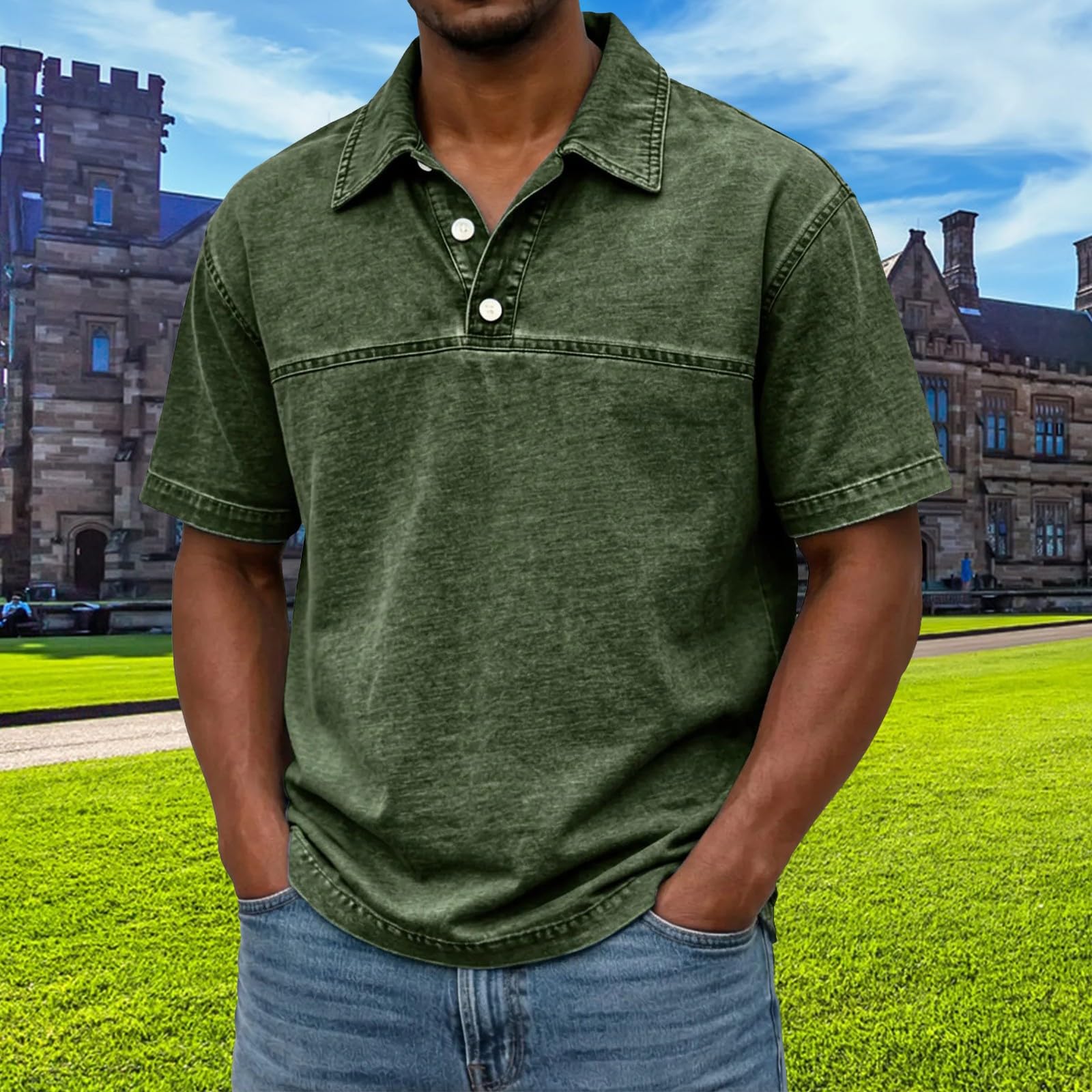 Polos para Hombre atltico de Manga Corta para Golfpack Polos Hombre Manga cortaVerstil El Da Da