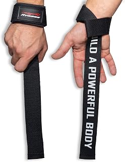 Arnés para Levantamiento de Pesas, Agarre Gimnasio, Equipamiento Gimnasio, Color Negro