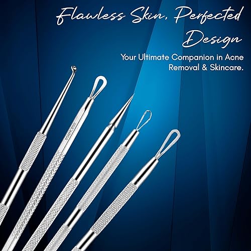 Miniatura 6 de Herramienta extractora de espinillas y comedones, kit de eliminación de acné, tratamiento para imperfecciones, estallidos de puntos blancos,