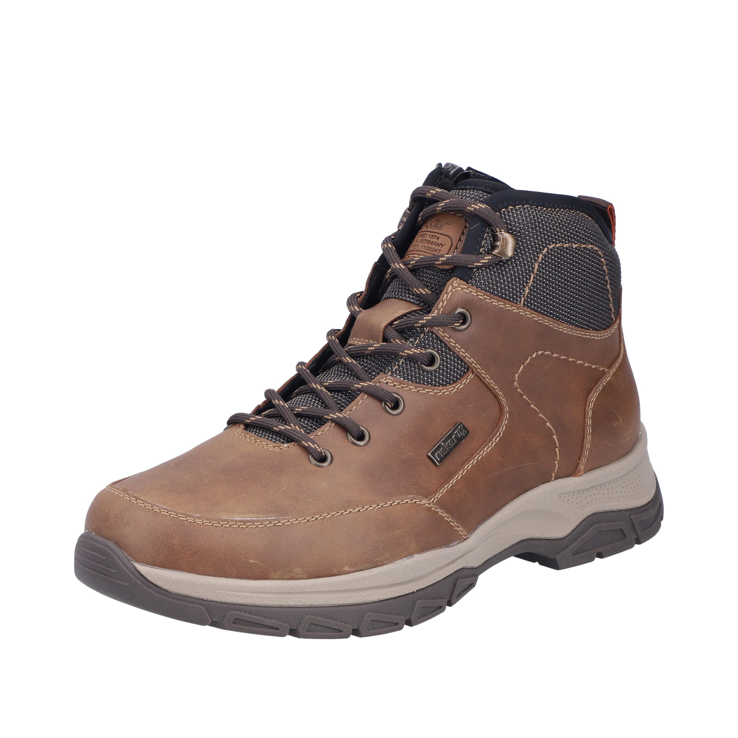 Rieker Men's 30230 Lace-Up Boots, Brown 22, 8 UK