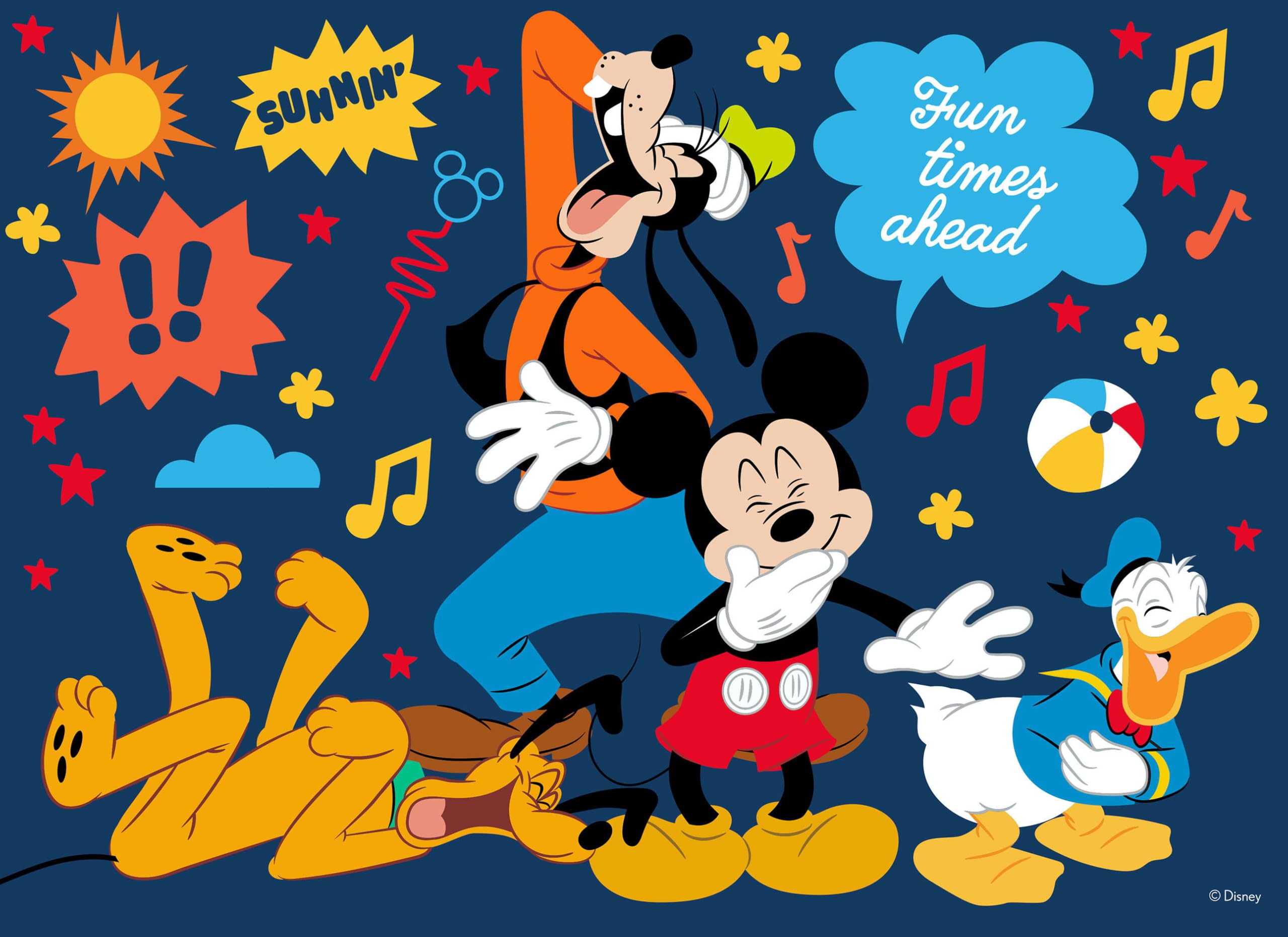 Ceaco – 4-in-1 Kinder-Puzzle Disney Classic Kids Multipack – Disney – fesselnde Puzzles perfekt für Spielabende – Fertige Größe variiert