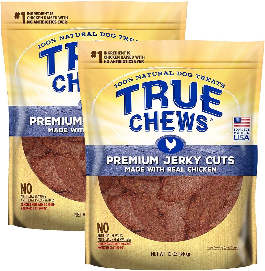 Tyson Pet True Chews. Premium Jerky Cuts Made with Real Chicken (2-Pack).