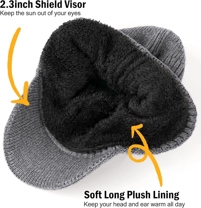 Gorro de Invierno con Visera y Orejeras Wmcaps miniatura 3