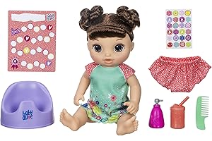 Baby Alive E0610 Potty Dance Baby: Talking Baby Doll with Brown Hair,...
