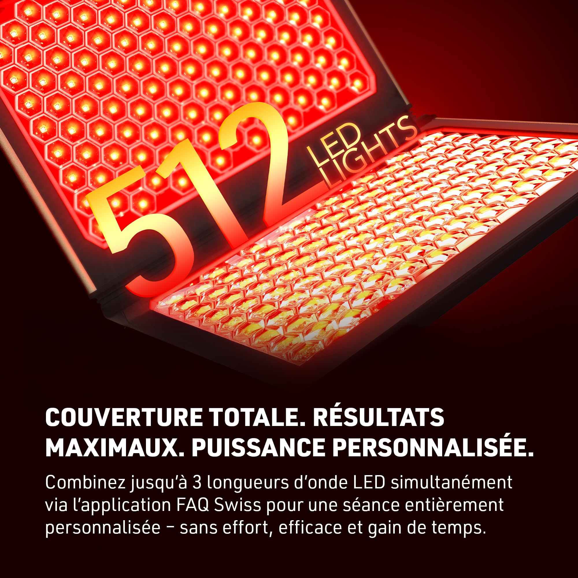 FAQ Panneau LED Double – Lampe multicolore et infrarouge à 512 LED pour le bien-être, la relaxation à domicile et la routine de soins de la peau