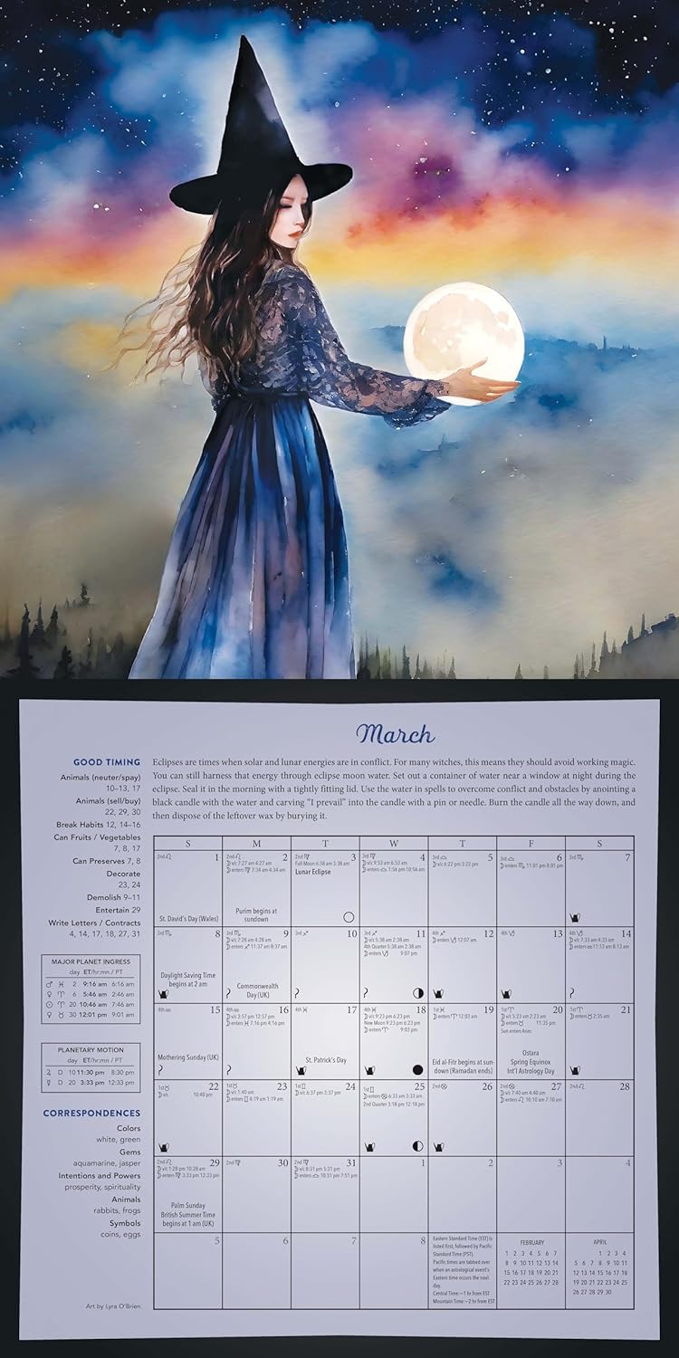 Llewellyn's 2026 Magical Moon Calendar (Llewellyn's 2026 Calendars, Almanacs & Datebooks, 7) - Image 6