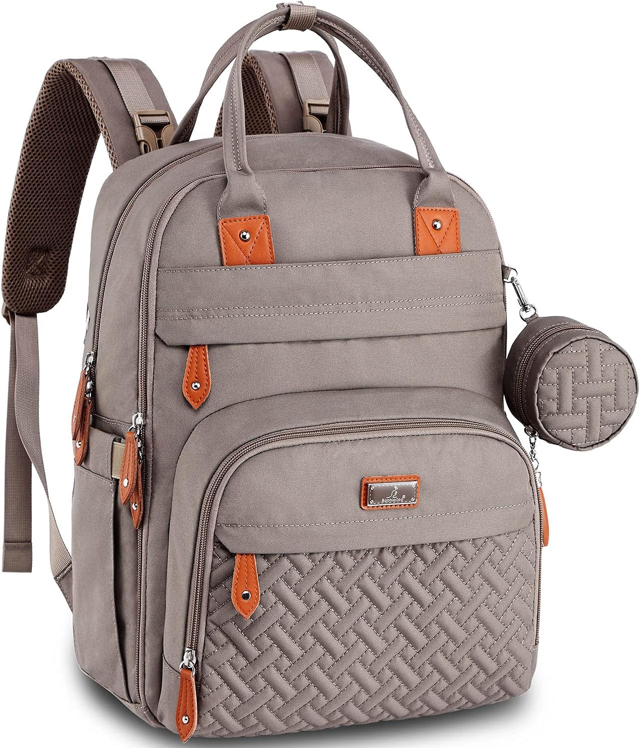 Diaper Bag Backpack, BabbleRoo Baby Nappy Changing Bags Multifunction Waterproof Travel Back Pack
