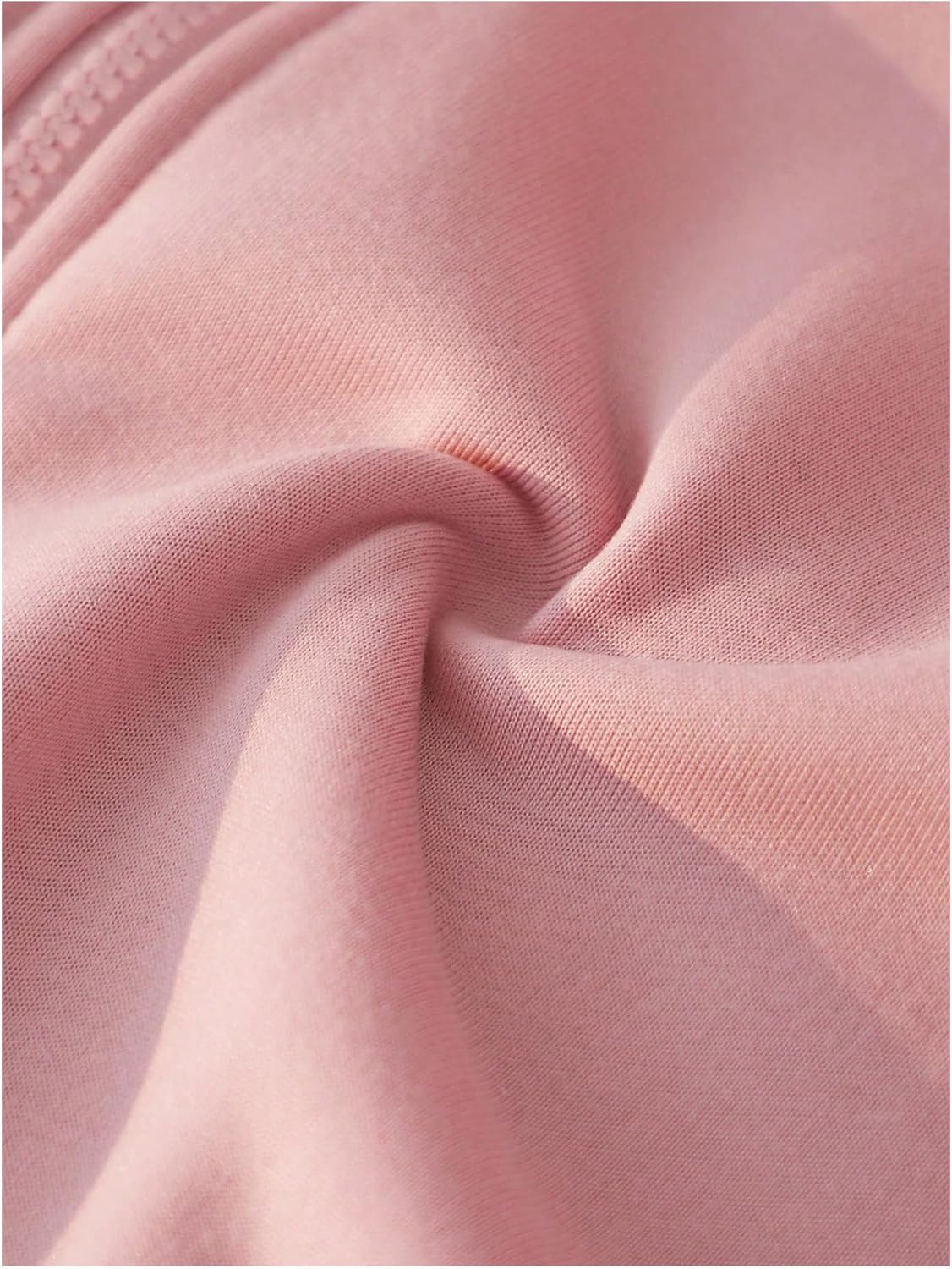 Verdusa Girl's Cute Bow Hooded Sweatshirt Zip Up Long Sleeve Drop Shoulder Casual Hoodies - Image 4