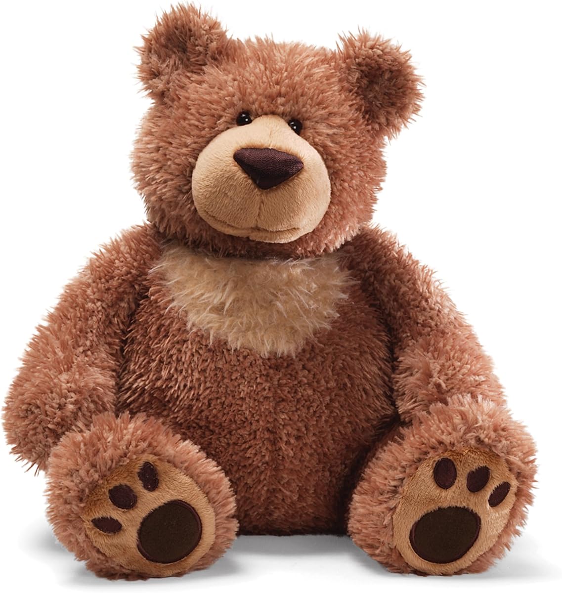 Slumbers Juguete de peluche clásico con osito de peluche marrón de 17 pulgadas para mayores de 0 años